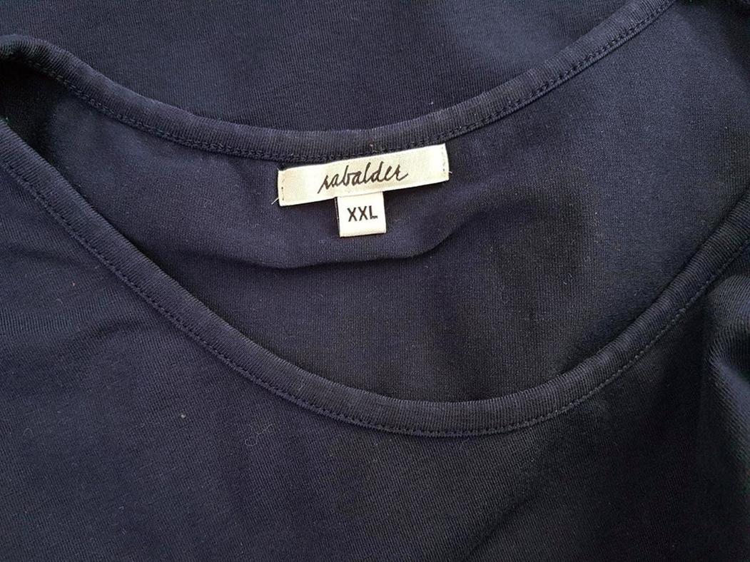 20190301_103851.jpg Rabalder Rozmiar XXL Kolor Granatowy Okrągły dekolt T-Shirt Krótki rękaw Materiał Bawełna