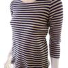BONDELID Rozmiar S Kolor Beżowy Crew Neck Sweter Rękaw 3/4 Materiał Bawełna Cienka dzianina