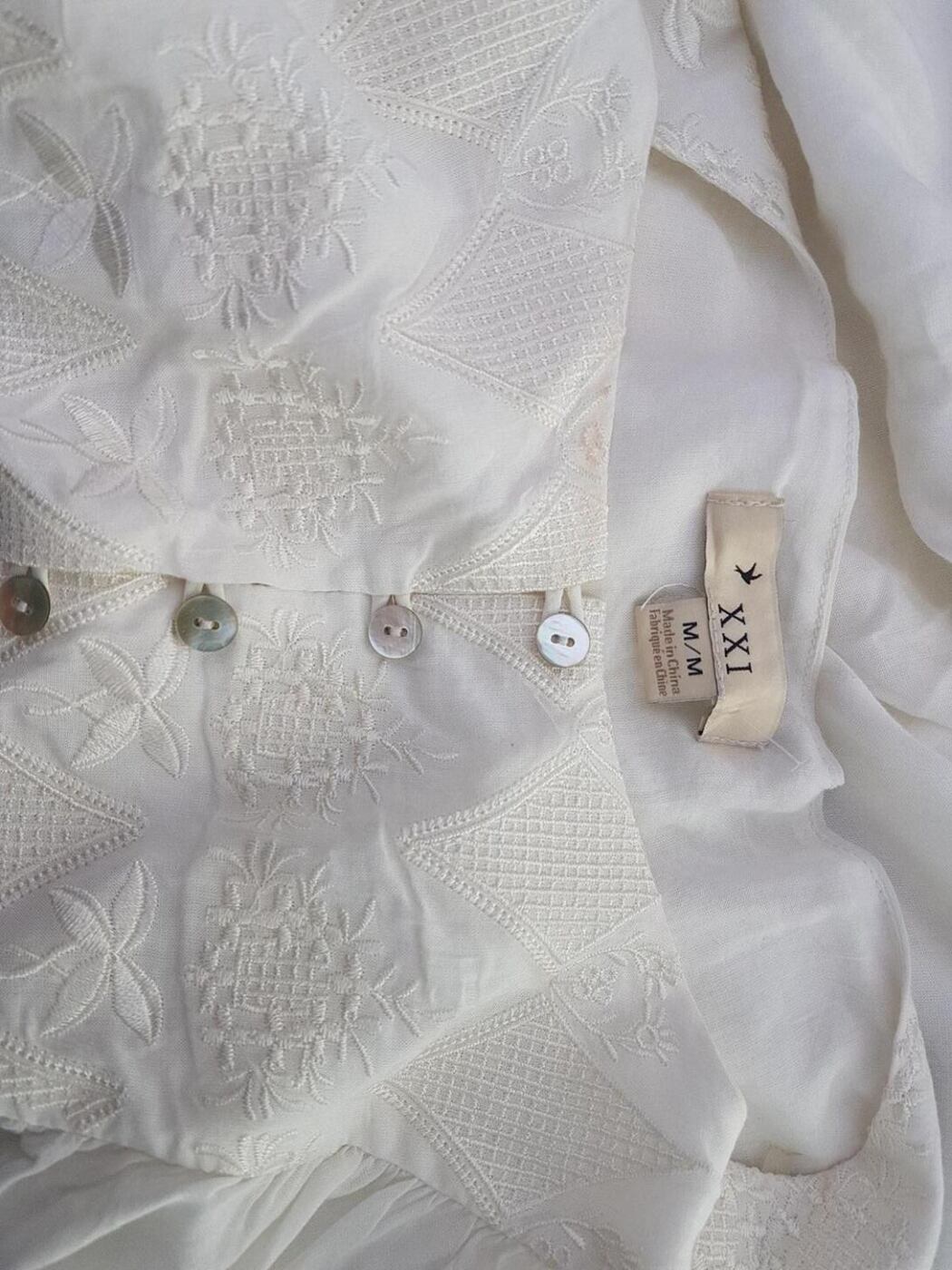 XXI Rozmiar M Kolor Kremowy W łódkę Tunika Popover Bluzka Rękaw 3/4 Materiał Rayon 100% XXI Rozmiar M Kolor Kremowy W łódkę Tunika Popover Bluzka Rękaw 3/4 Materiał Rayon 100%