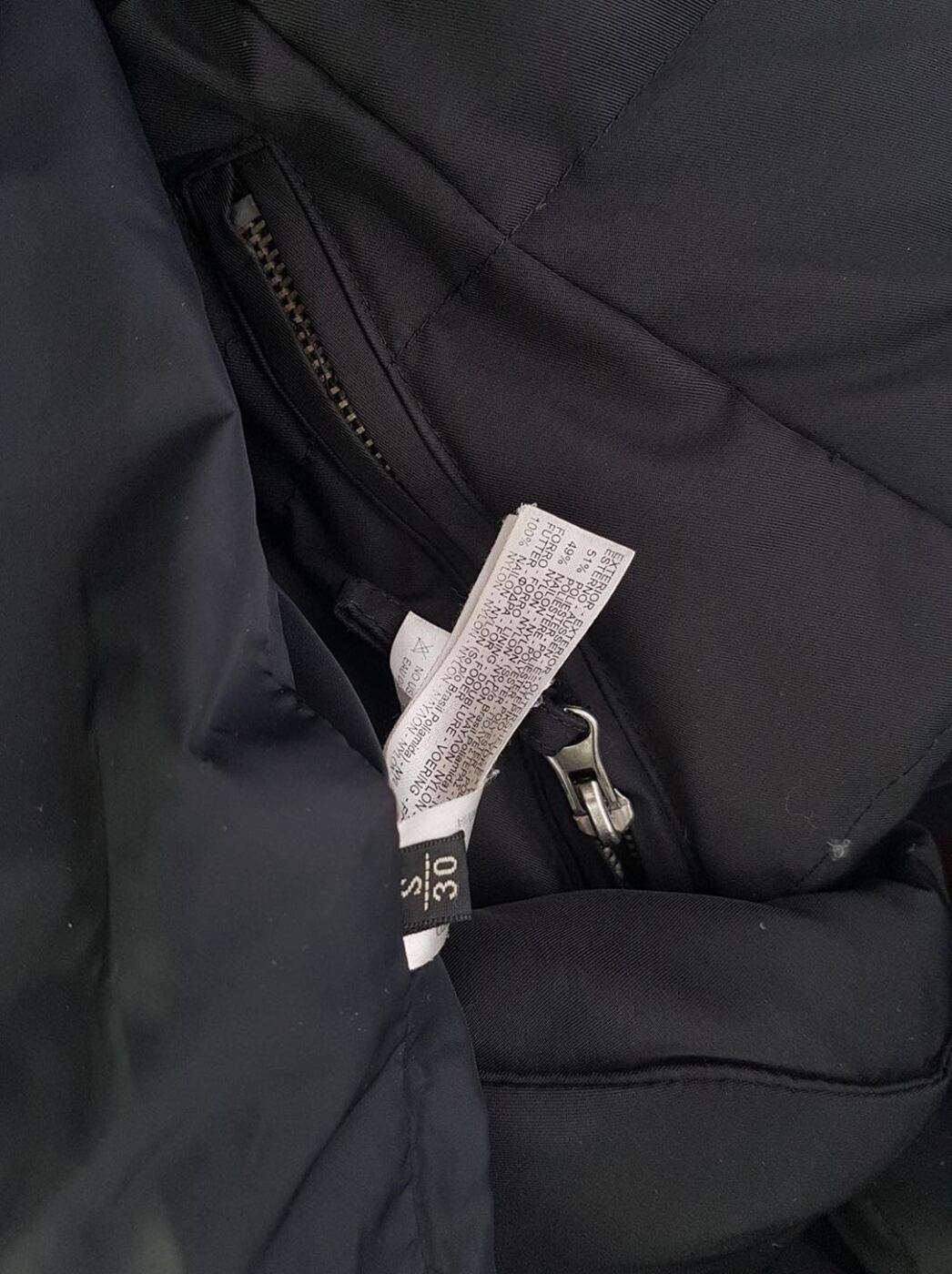 20190304_150953.jpg Massimo dutti Rozmiar S Kolor Czarny Płaszcz Długi rękaw
