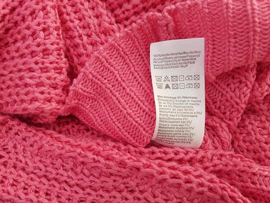 20190305_094411.jpg Vero moda Rozmiar M Kolor Różowy Okrągły dekolt Sweter Długi rękaw Materiał Akryl 100% Otwarta dzianina