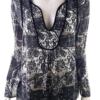 Vero moda Rozmiar L Kolor Szary Split Crew Neck Bluzka Długi rękaw Materiał Wiskoza 100%
