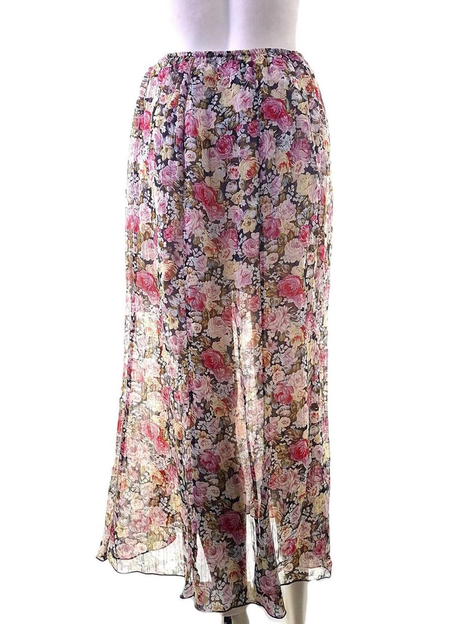 20190306_110044.jpg Vintage Rozmiar M Kolor Czarny Spódnica Maxi Długa