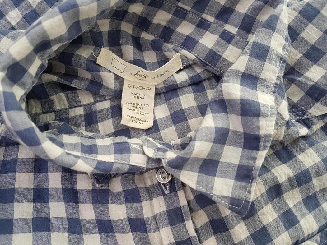 Levis Rozmiar S Kolor Niebieski Kołnierz Sukienka Koszulowa Długi rękaw Krótka Materiał Bawełna Levis Rozmiar S Kolor Niebieski Kołnierz Sukienka Koszulowa Długi rękaw Krótka Materiał Bawełna