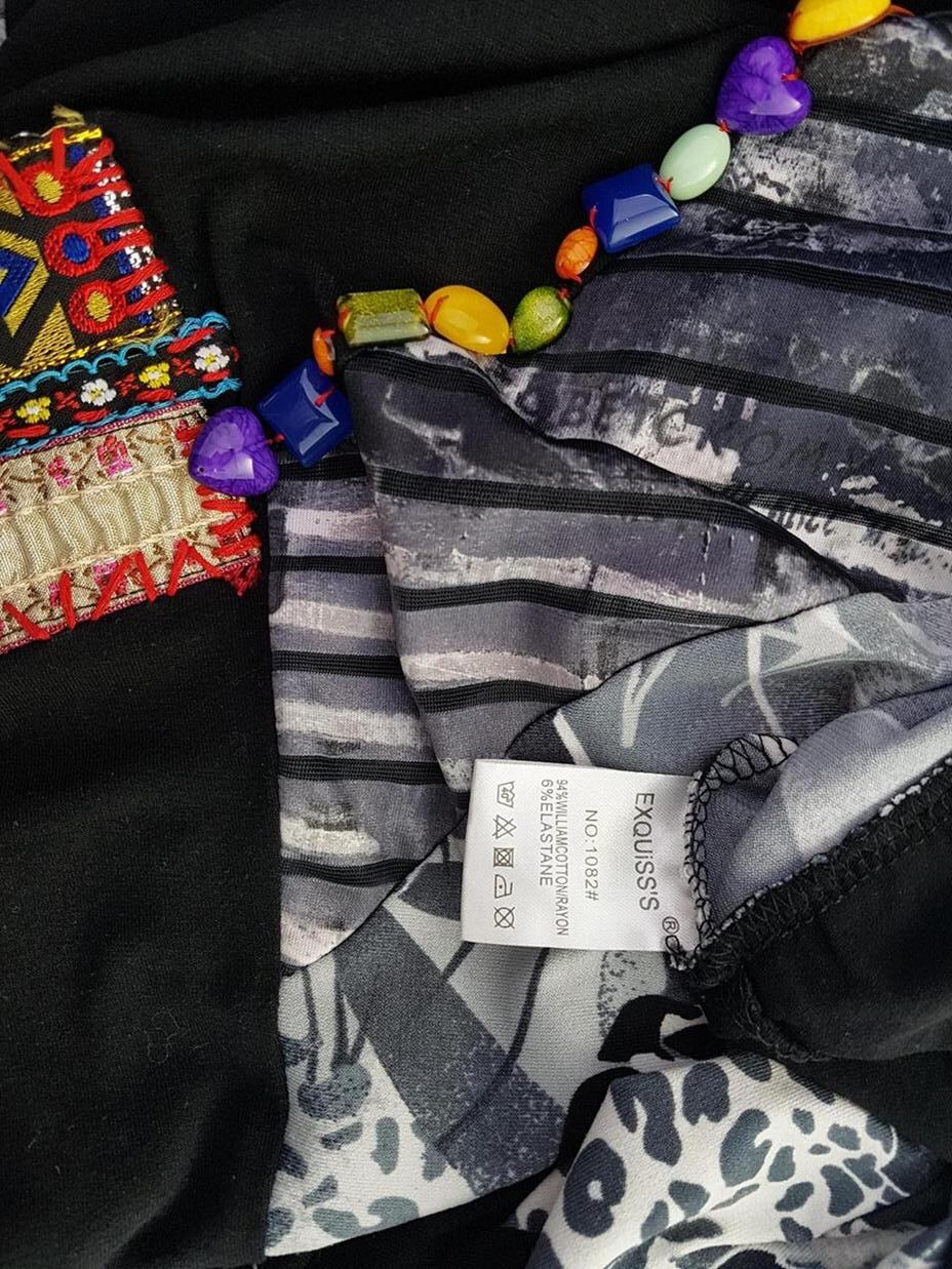 Rozmiar M/L Kolor Czarny Okrągły dekolt Sukienka Sweterkowa Długi rękaw Do Kolan Materiał Bawełna Rozmiar M/L Kolor Czarny Okrągły dekolt Sukienka Sweterkowa Długi rękaw Do Kolan Materiał Bawełna