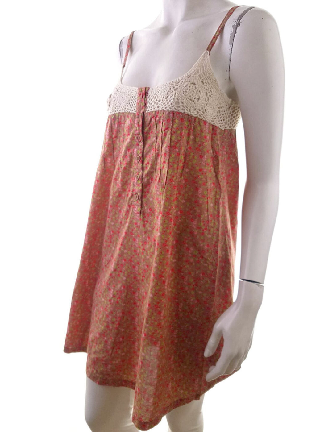 Gina Tricot Rozmiar 36 Kolor Brązowy Kwadratowy dekolt Sukienka Letnia Bezrękawnik Do Kolan Materiał Bawełna 100% Gina Tricot Rozmiar 36 Kolor Brązowy Kwadratowy dekolt Sukienka Letnia Bezrękawnik Do Kolan Materiał Bawełna 100%