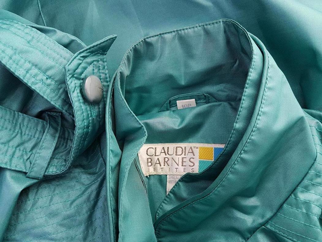 Claudia Barnes Rozmiar 10 (38) Płaszcz Długi rękaw