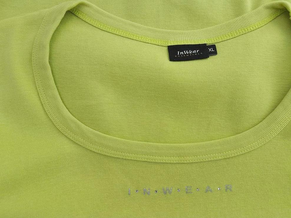 20190311_130618.jpg InWear Rozmiar XL Kolor Zielony Okrągły dekolt T-Shirt Krótki rękaw Materiał Bawełna 100%