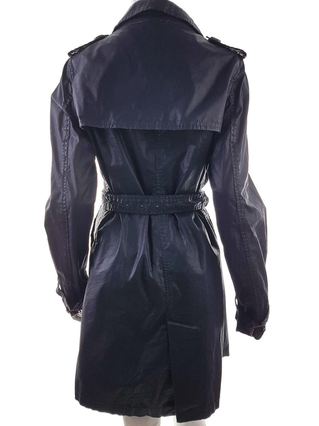 20190313_154446.jpg Maison scotch Rozmiar 3 Kolor Czarny Płaszcz Długi rękaw Materiał Bawełna