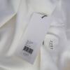 Just female Rozmiar S Kolor Biały Crew Neck Sukienka Sheath Krótki rękaw Do Kolan