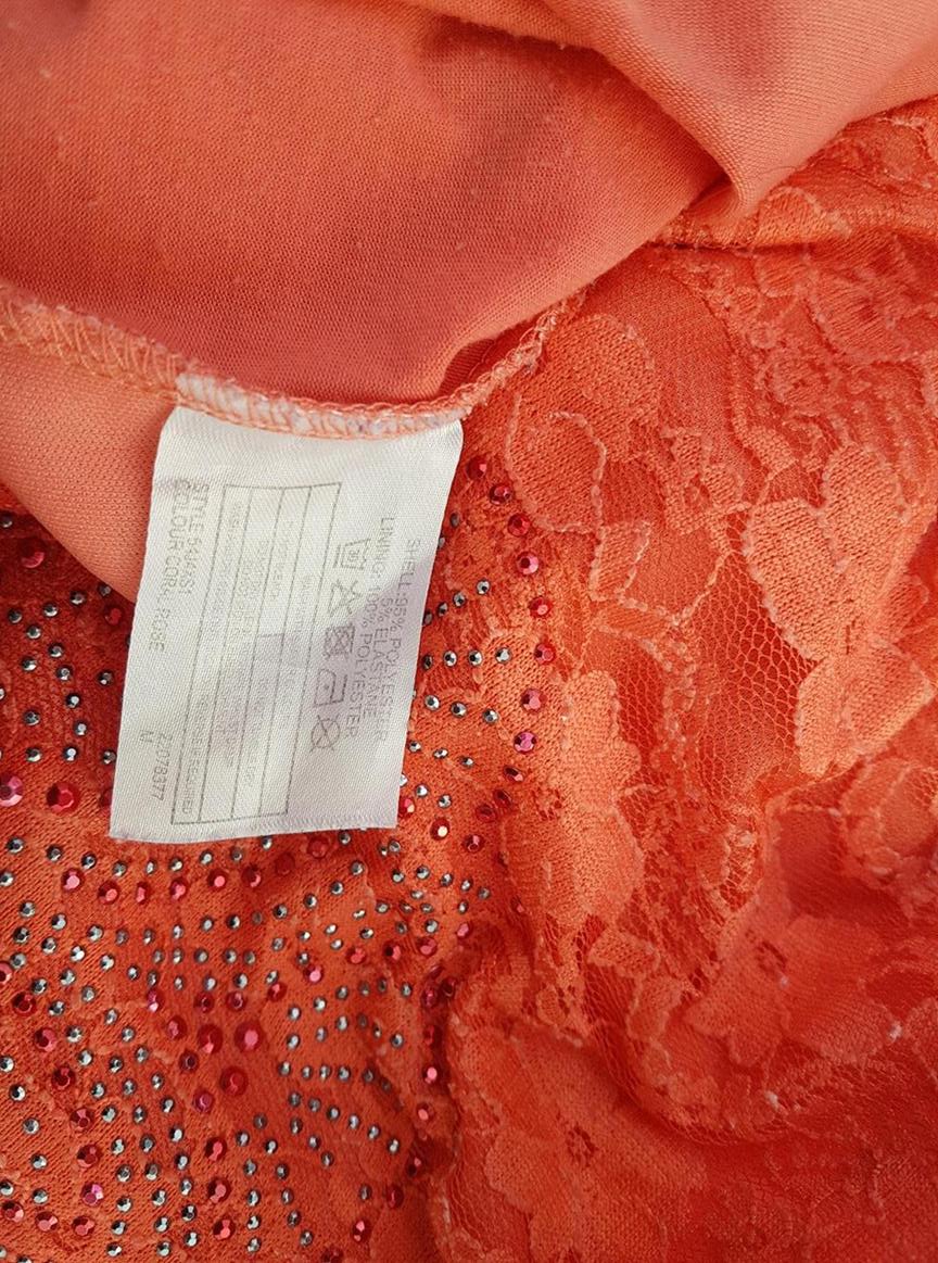 20190314_134045.jpg Anna Rose Rozmiar M Kolor Pomarańczowy Okrągły dekolt Bluzka Krótki rękaw