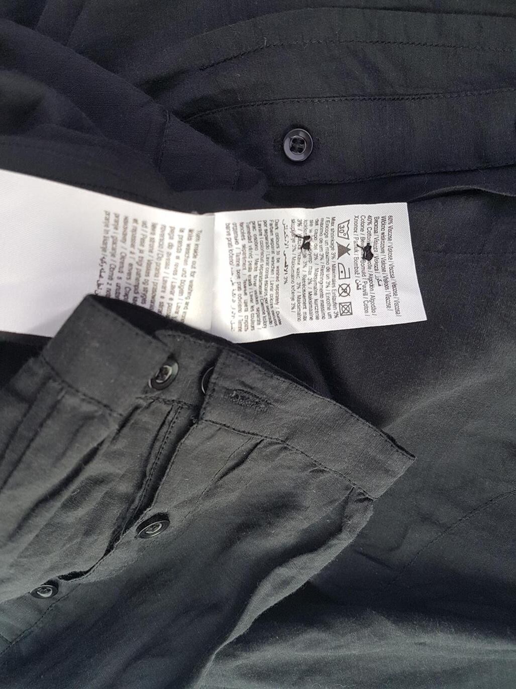 Vero moda Rozmiar XL Kolor Czarny Okrągły dekolt Sukienka Koszulowa Długi rękaw Krótka Materiał Wiskoza
