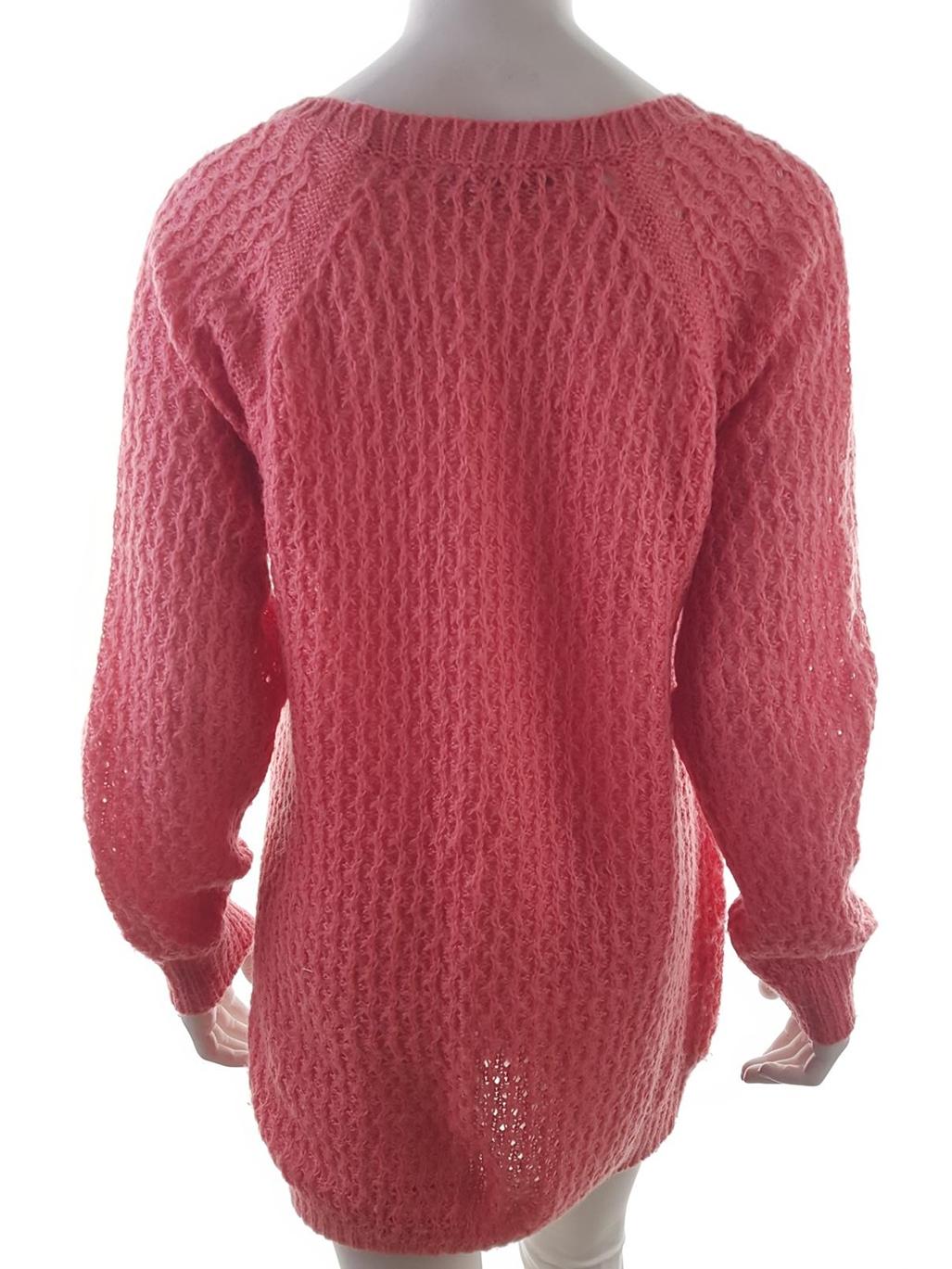 Dorothy perkins Rozmiar M Kolor Różowy Okrągły dekolt Tunika Bluzka Dzianina Długi rękaw Dorothy perkins Rozmiar M Kolor Różowy Okrągły dekolt Tunika Bluzka Dzianina Długi rękaw