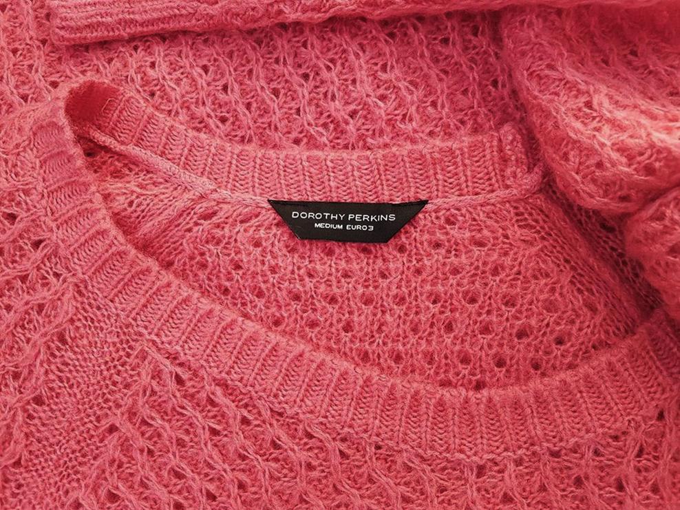 Dorothy perkins Rozmiar M Kolor Różowy Okrągły dekolt Tunika Bluzka Dzianina Długi rękaw Dorothy perkins Rozmiar M Kolor Różowy Okrągły dekolt Tunika Bluzka Dzianina Długi rękaw