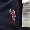 Hollister Rozmiar M Kolor Granatowy W serek Sweter Długi rękaw Materiał Bawełna