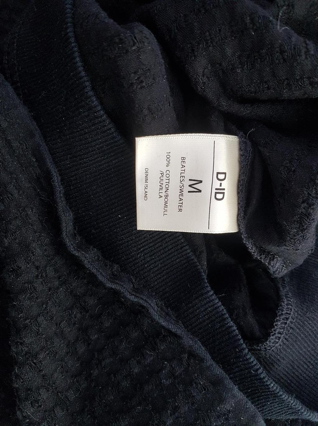 20190320_145022.jpg D-ID Rozmiar M Crew Neck Sweter Długi rękaw Dzianina waflowa