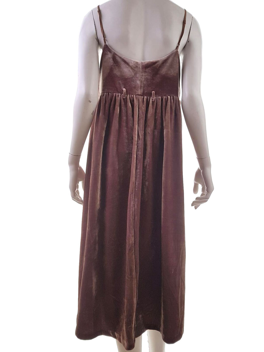 Saint tropez Rozmiar XXL Kolor Brązowy W serek Sukienka Slip Bezrękawnik Midi Saint tropez Rozmiar XXL Kolor Brązowy W serek Sukienka Slip Bezrękawnik Midi
