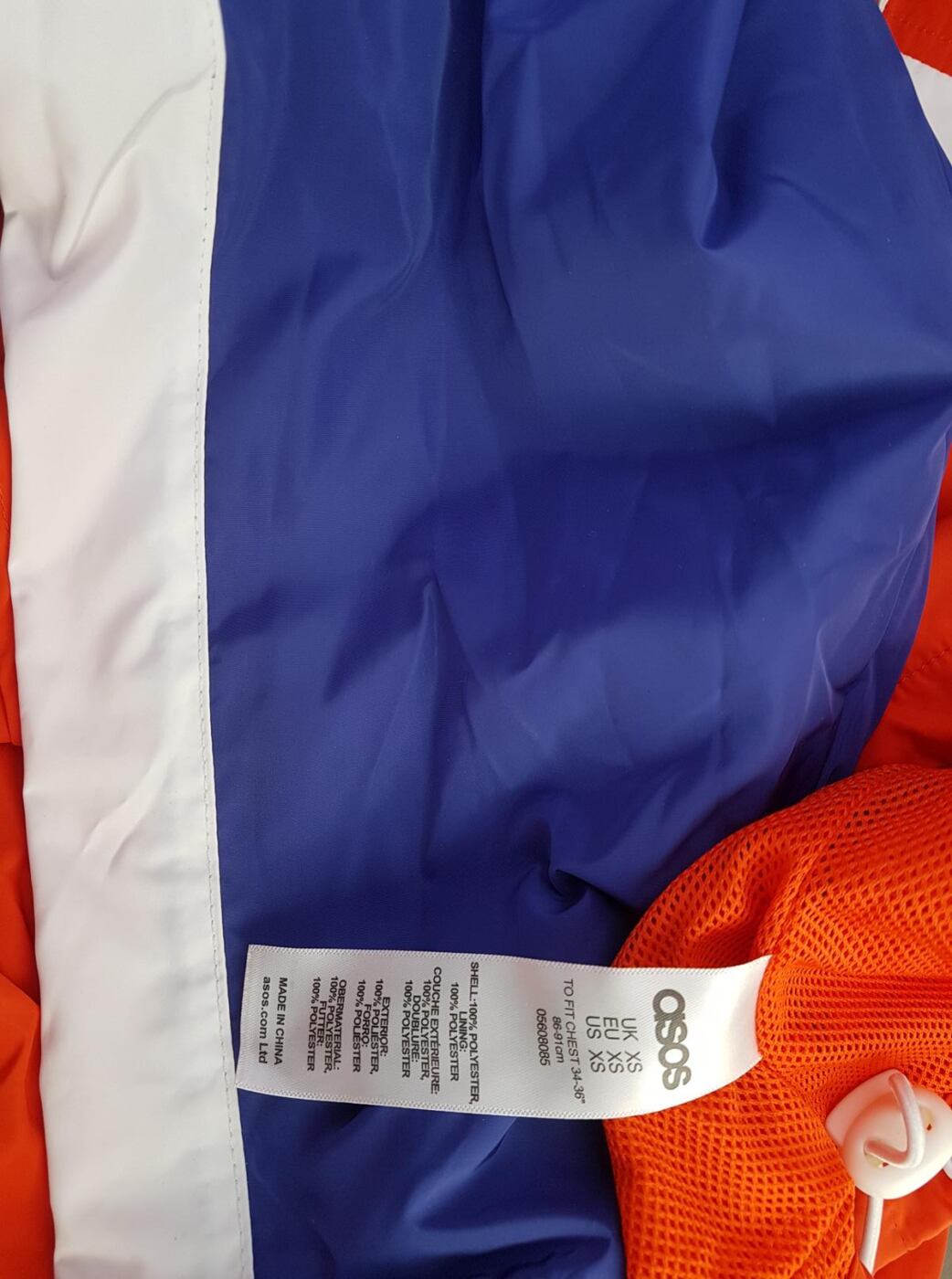 20190326_124608.jpg ASOS Rozmiar XS Kolor Pomarańczowy Kurtka Długi rękaw