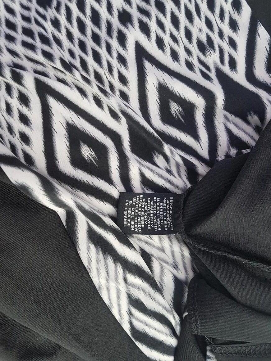 Mile Gabrielle Rozmiar S Kolor Czarny Okrągły dekolt Sukienka Bodycon Rękaw 3/4 Midi Mile Gabrielle Rozmiar S Kolor Czarny Okrągły dekolt Sukienka Bodycon Rękaw 3/4 Midi