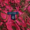 Tommy hilfiger Rozmiar M Kolor Różowy Paisley Kwadratowy dekolt Bluzka Peplum Krótki rękaw Materiał Bawełna