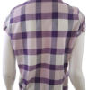 BEN SHERMAN Rozmiar S Geometryczny Crew Neck Bluzka Zapinana Krótki rękaw