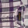 BEN SHERMAN Rozmiar S Geometryczny Crew Neck Bluzka Zapinana Krótki rękaw