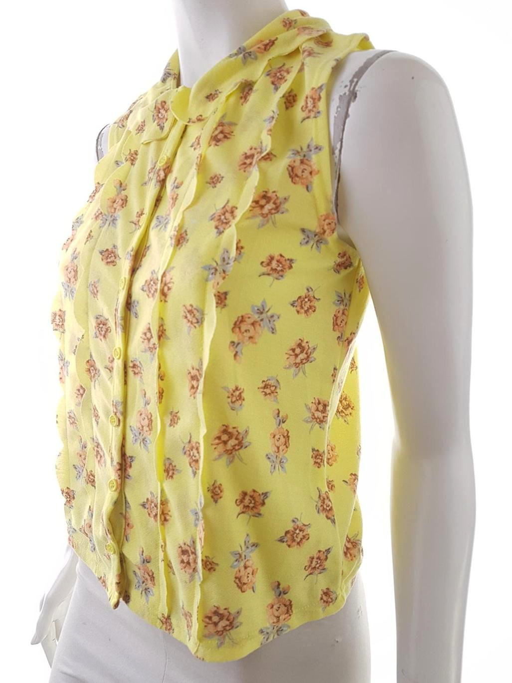 20190402_132349.jpg Topshop Rozmiar 36 Kołnierz Bluzka Zapinana Bezrękawnik