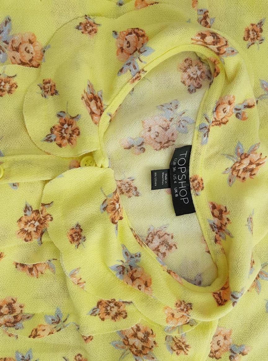 20190402_132417.jpg Topshop Rozmiar 36 Kołnierz Bluzka Zapinana Bezrękawnik