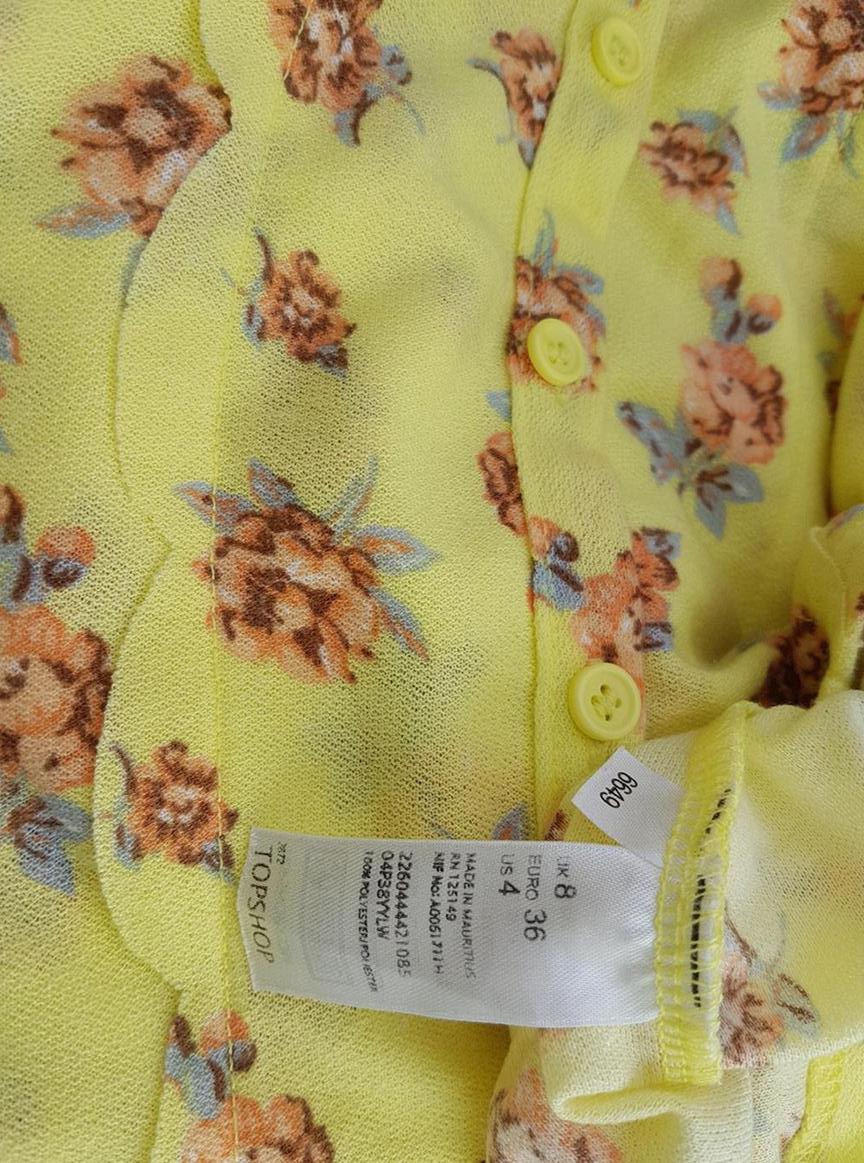 20190402_132444.jpg Topshop Rozmiar 36 Kołnierz Bluzka Zapinana Bezrękawnik