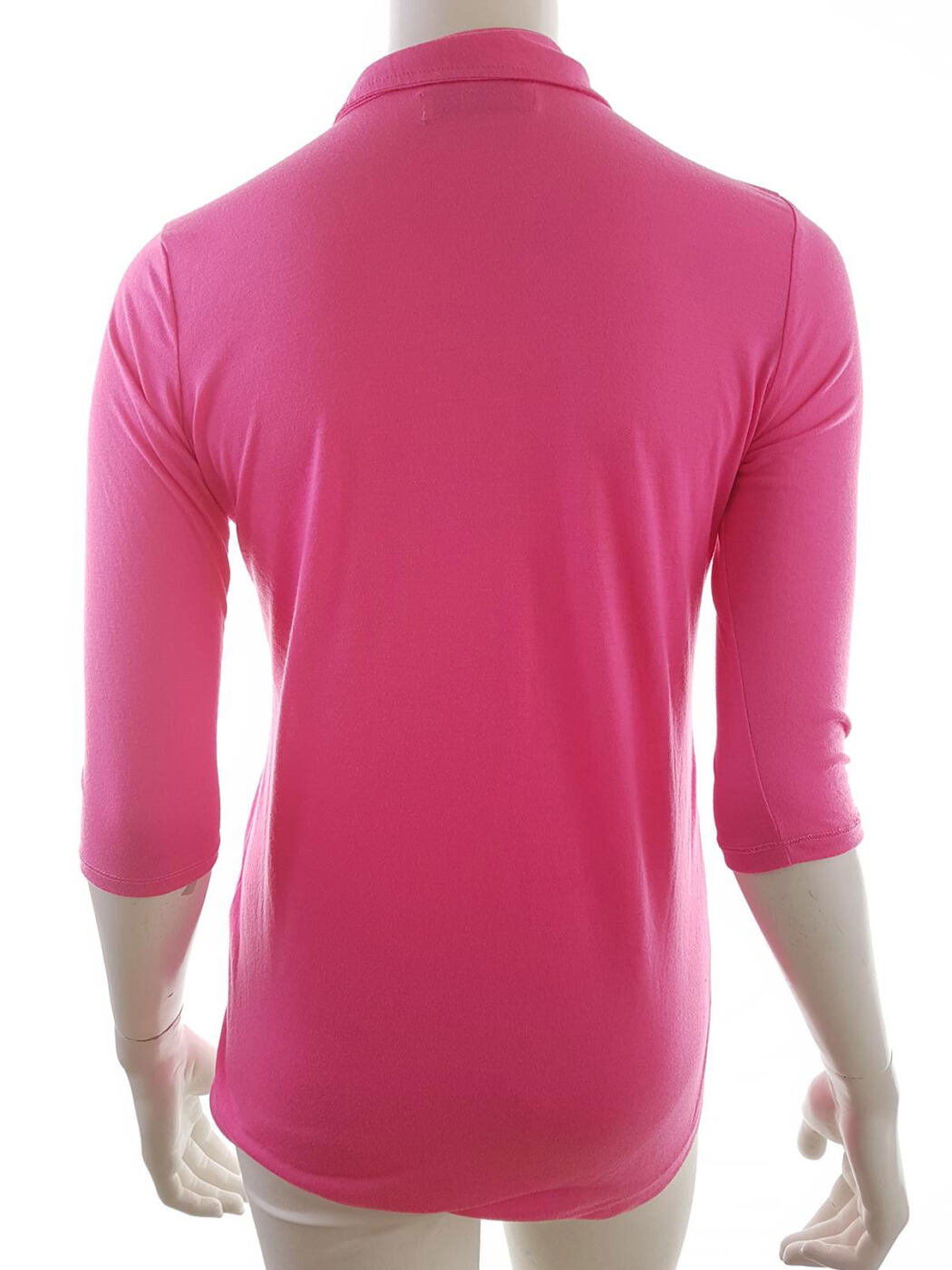 Hollister Rozmiar S Kołnierz Tunika Popover Bluzka Rękaw 3/4