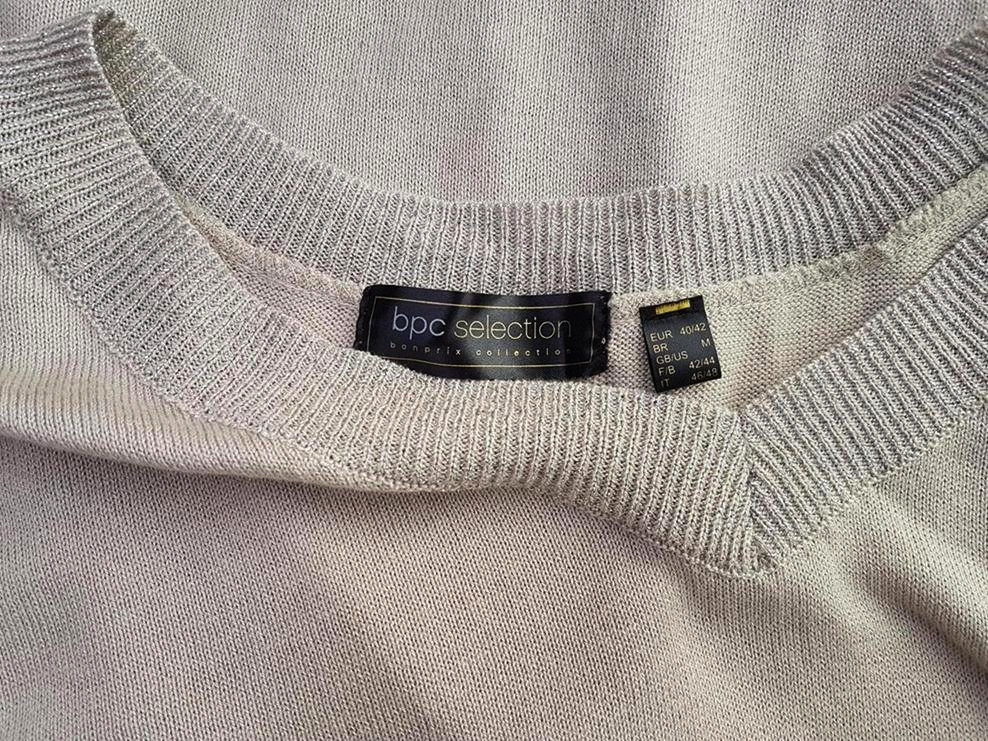 B.p.c fashion bonprix Rozmiar 40/42 W serek Tunika Bluzka Dzianina Krótki rękaw