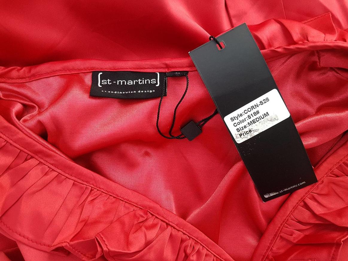 St-martins Rozmiar M W serek Sukienka Sheath Długi rękaw Midi St-martins Rozmiar M W serek Sukienka Sheath Długi rękaw Midi
