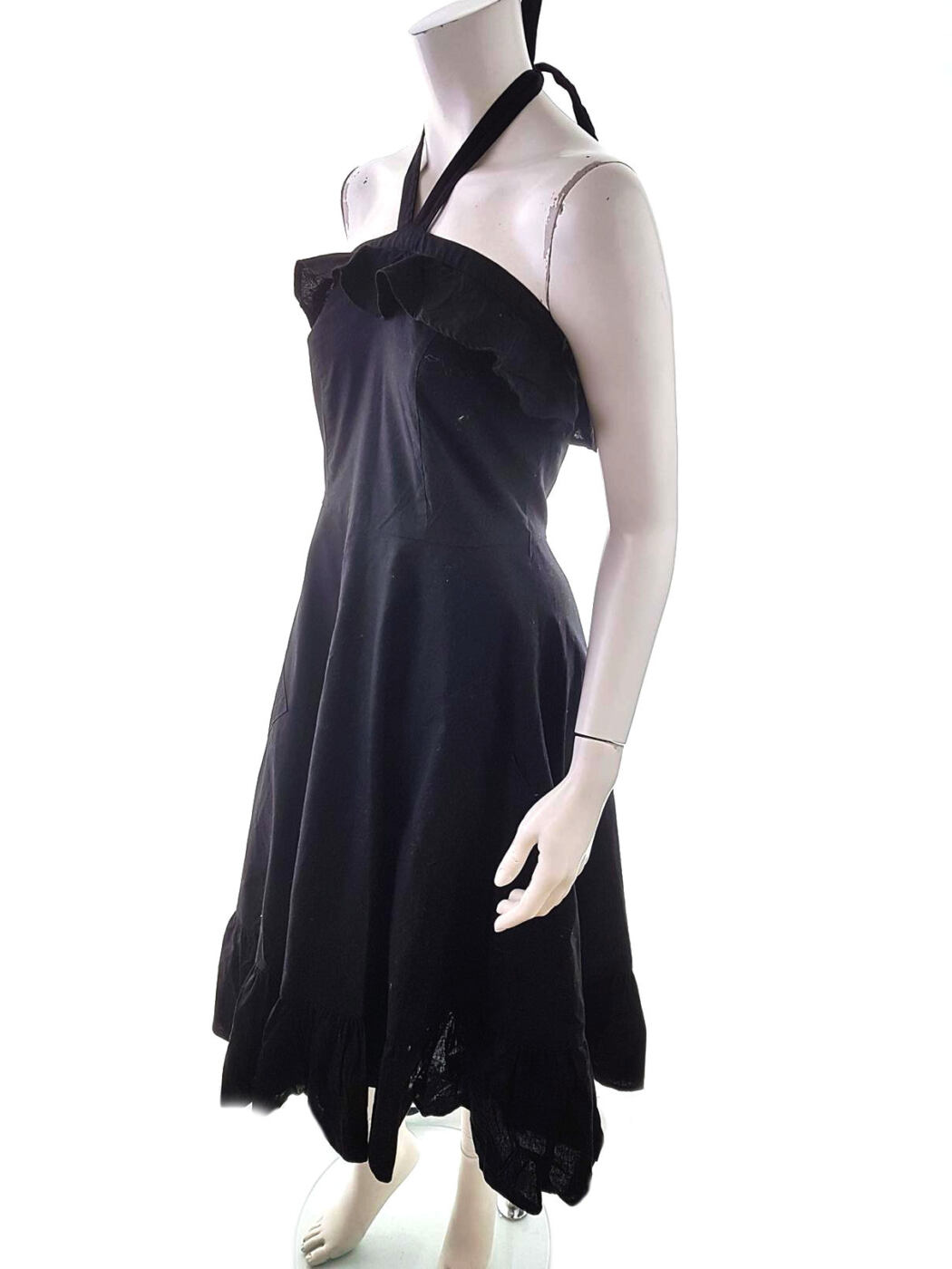 Laura ashley Rozmiar 36 Halter Sukienka Letnia Bezrękawnik Midi Laura ashley Rozmiar 36 Halter Sukienka Letnia Bezrękawnik Midi