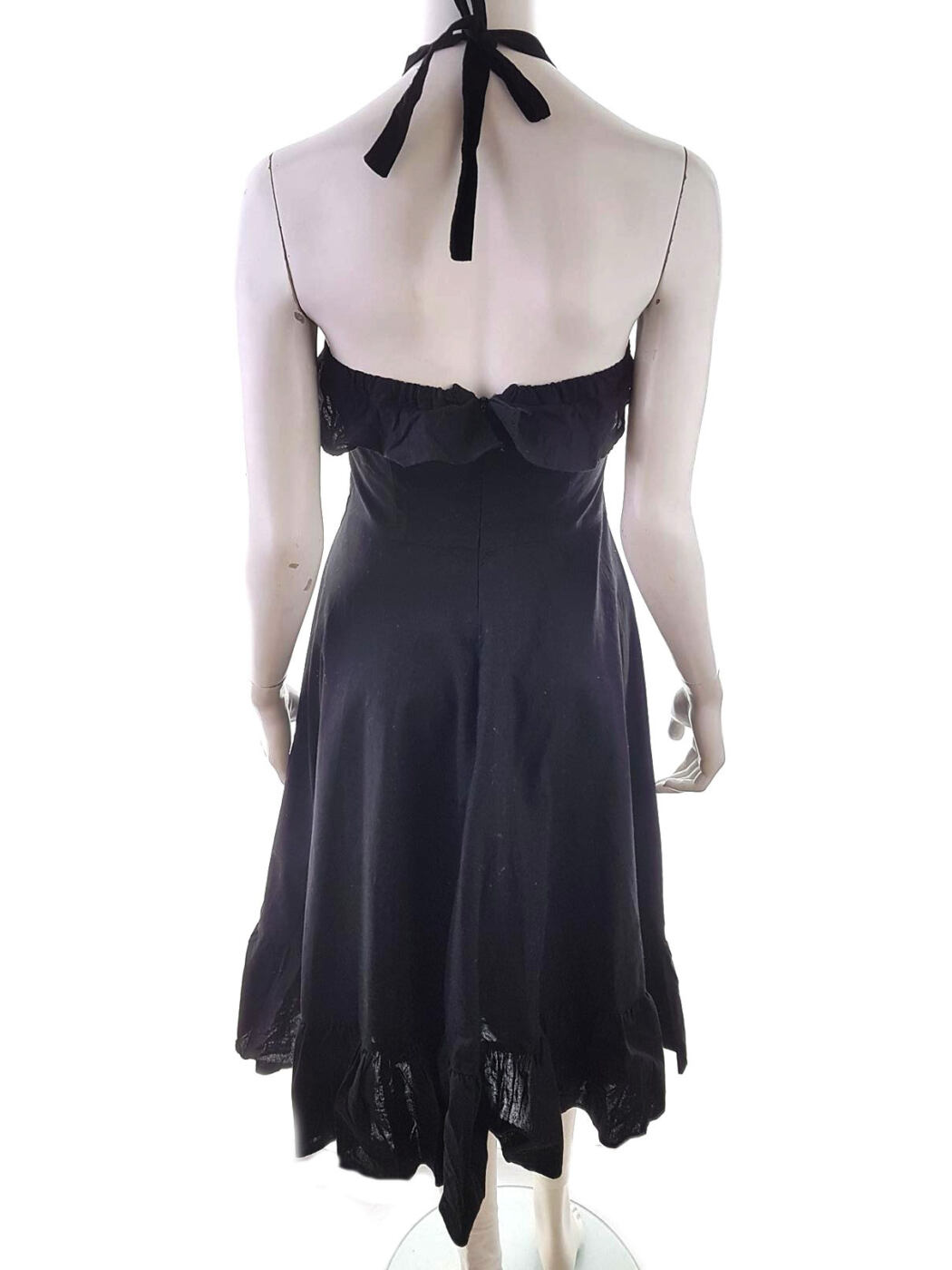 Laura ashley Rozmiar 36 Halter Sukienka Letnia Bezrękawnik Midi Laura ashley Rozmiar 36 Halter Sukienka Letnia Bezrękawnik Midi