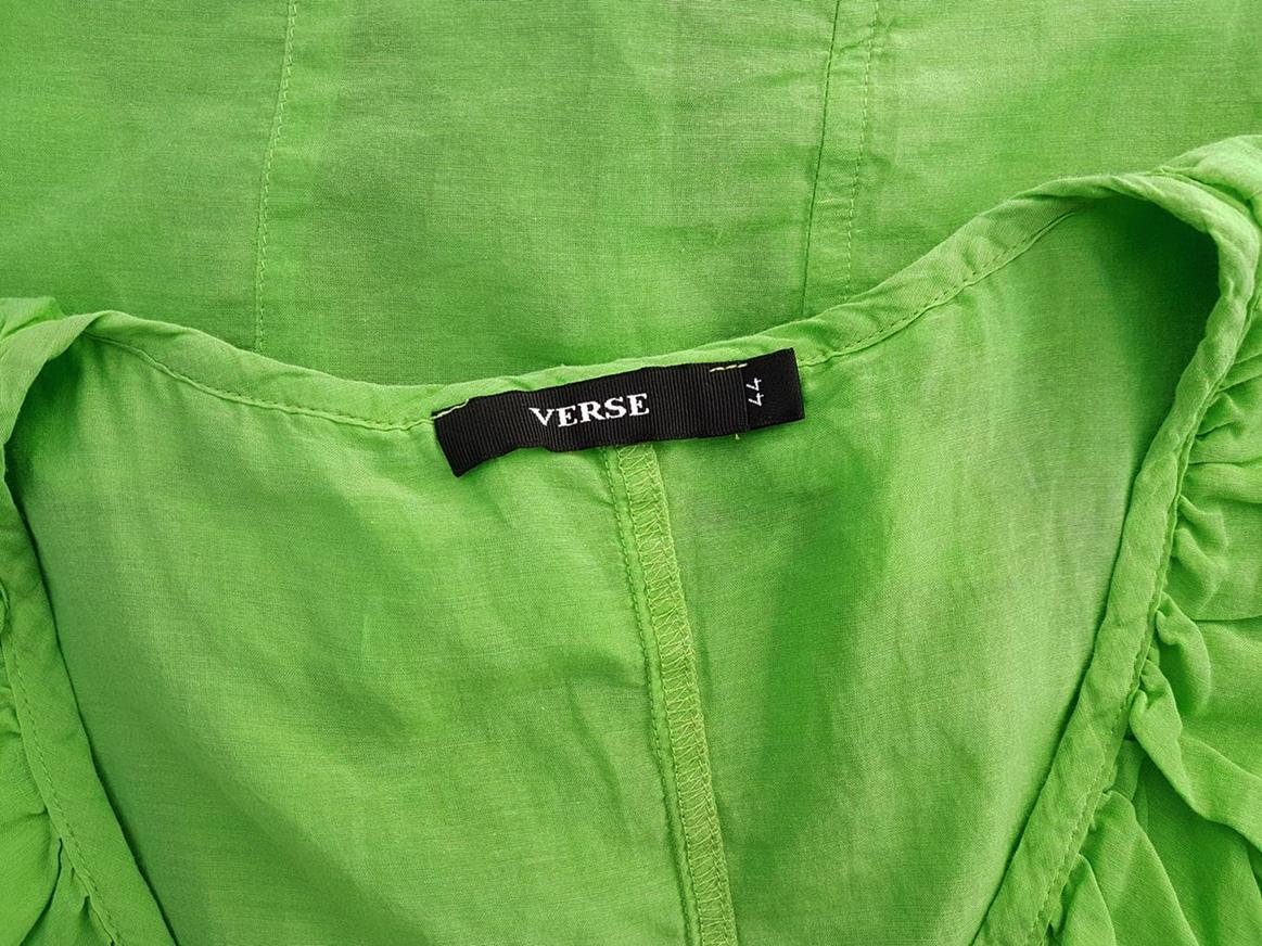 Verse Rozmiar 44 W serek Bluzka Zapinana Bezrękawnik