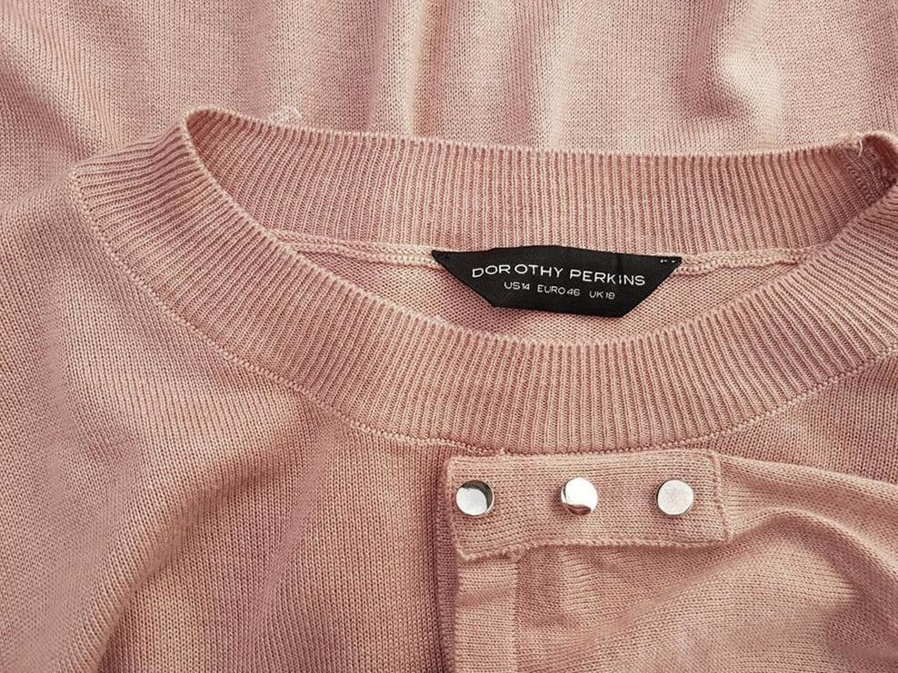 Dorothy perkins Rozmiar 46 Crew Neck Sukienka Sweterkowa Długi rękaw Krótka Dorothy perkins Rozmiar 46 Crew Neck Sukienka Sweterkowa Długi rękaw Krótka