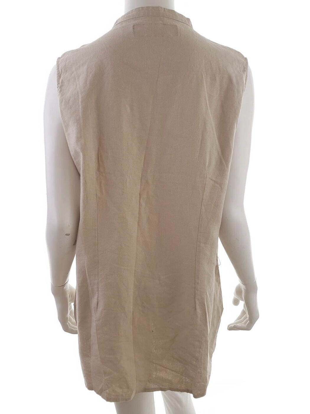 Paco Boutique Rozmiar XXL Kołnierz Sukienka Koszulowa Bezrękawnik Krótka Paco Boutique Rozmiar XXL Kołnierz Sukienka Koszulowa Bezrękawnik Krótka