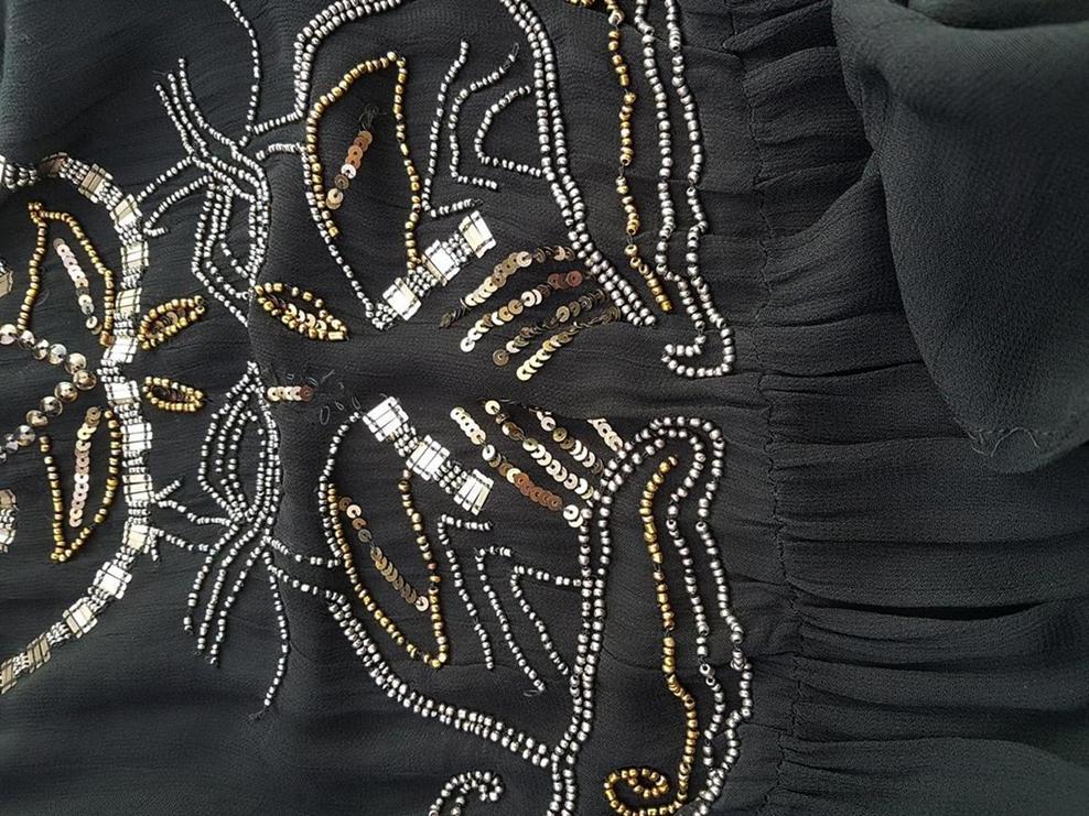 Zara TRF Rozmiar S Okrągły dekolt Sukienka Sheath Długi rękaw Do Kolan