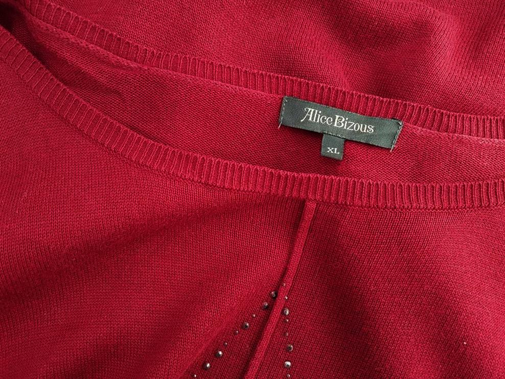 ALICE BIZOUS Rozmiar XL W łódkę Tunika Bluzka Długi rękaw