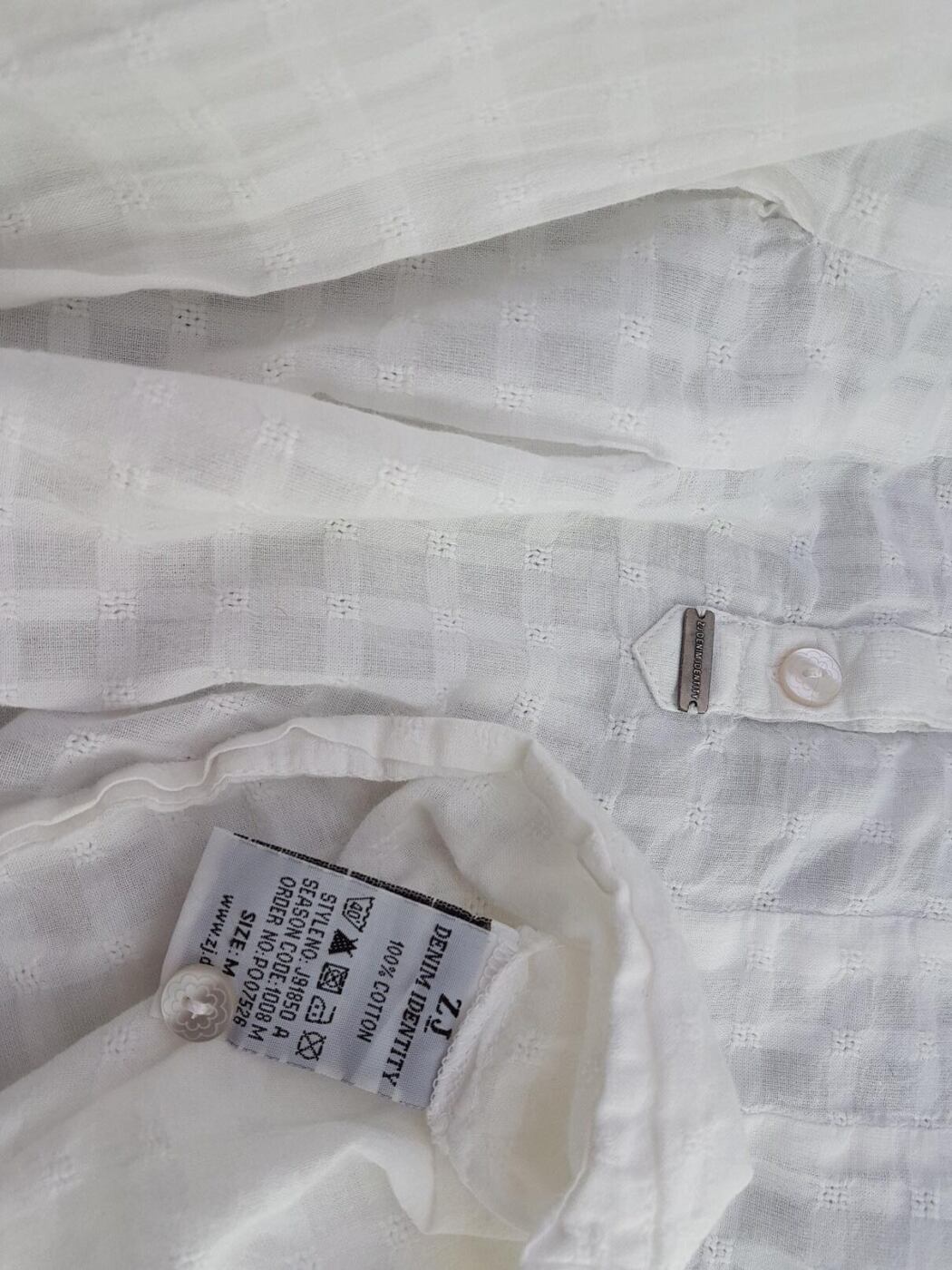 Zj denim Rozmiar M Okrągły dekolt Tunika Popover Bluzka Długi rękaw Zj denim Rozmiar M Okrągły dekolt Tunika Popover Bluzka Długi rękaw