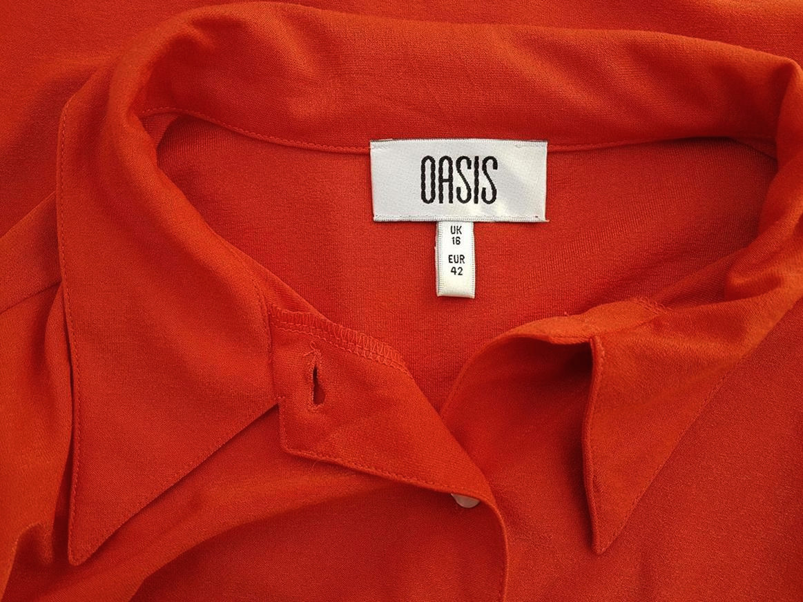 20190418_120112.jpg Oasis Rozmiar 42 Kołnierz Koszula Zapinana Bluzka Długi rękaw