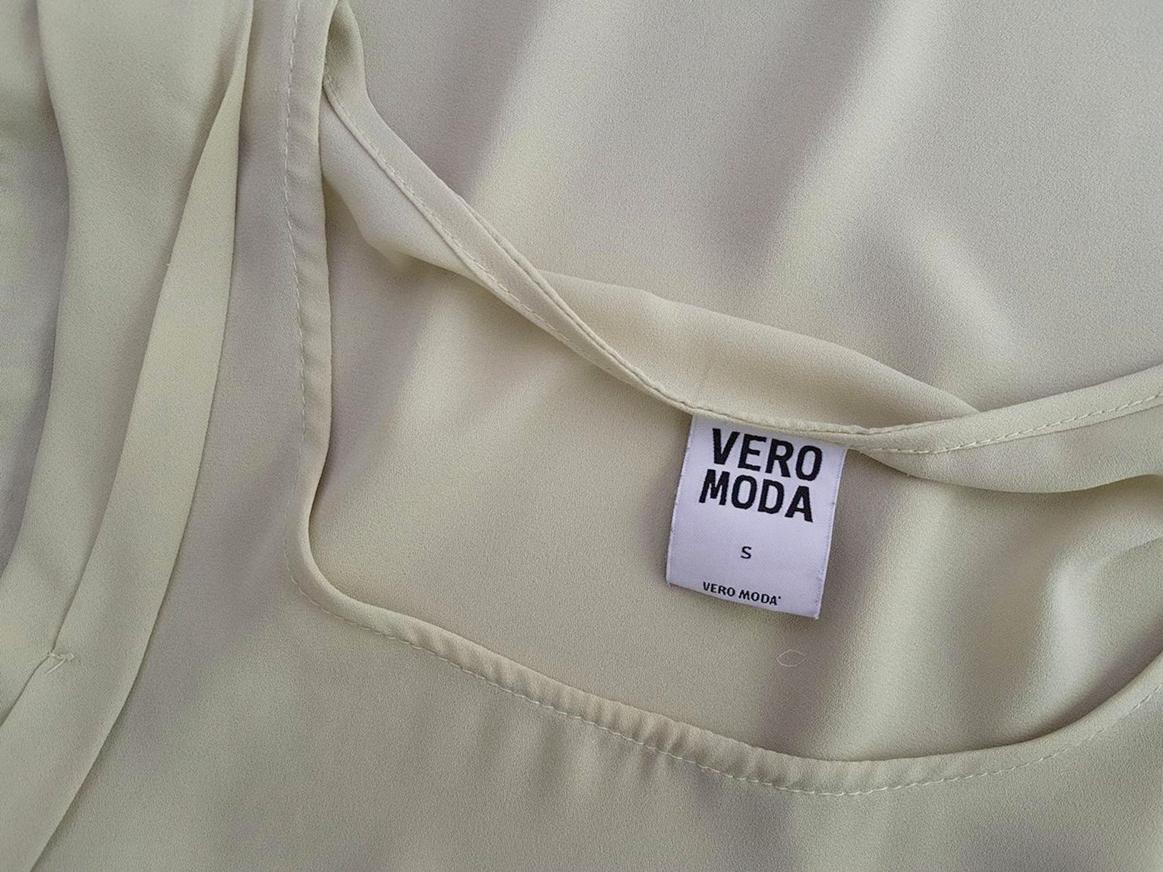 Vero moda Rozmiar S Okrągły dekolt Bluzka Bezrękawnik