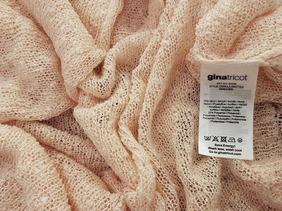 Gina Tricot Rozmiar M Okrągły dekolt Tunika Bluzka Dzianina Długi rękaw Gina Tricot Rozmiar M Okrągły dekolt Tunika Bluzka Dzianina Długi rękaw