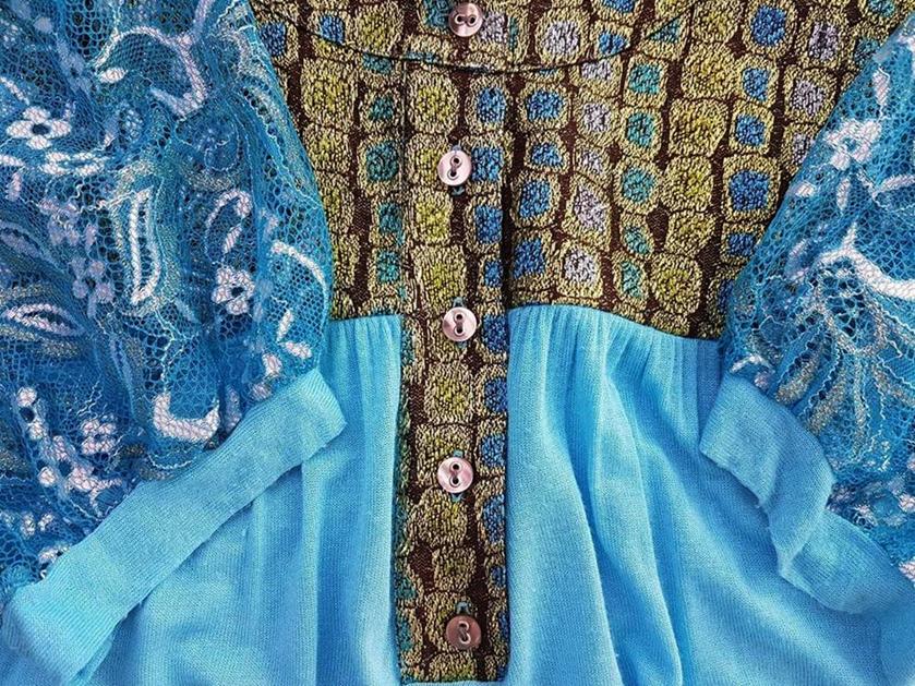 CUSTO BARCELONA Rozmiar 2 Okrągły dekolt Tunika Popover Bluzka Krótki rękaw CUSTO BARCELONA Rozmiar 2 Okrągły dekolt Tunika Popover Bluzka Krótki rękaw