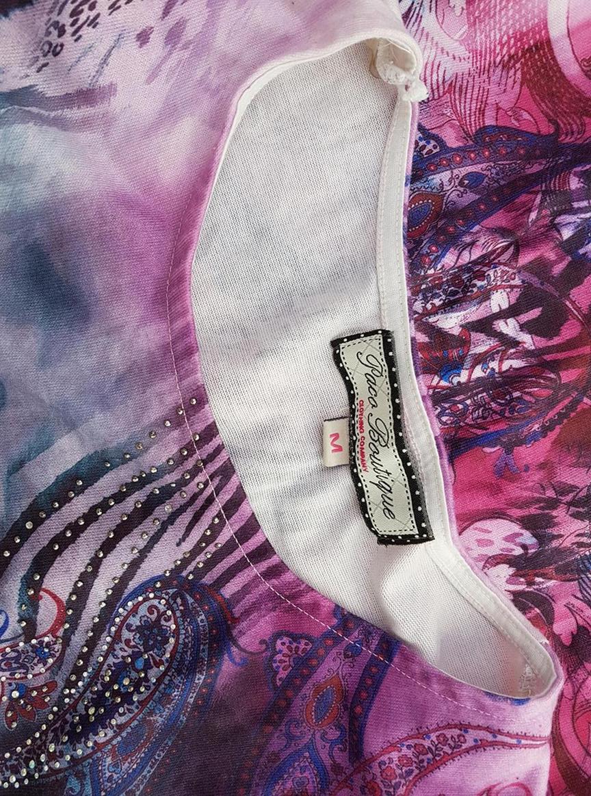 20190424_122404.jpg Paco Boutique Rozmiar M Okrągły dekolt Bluzka Długi rękaw