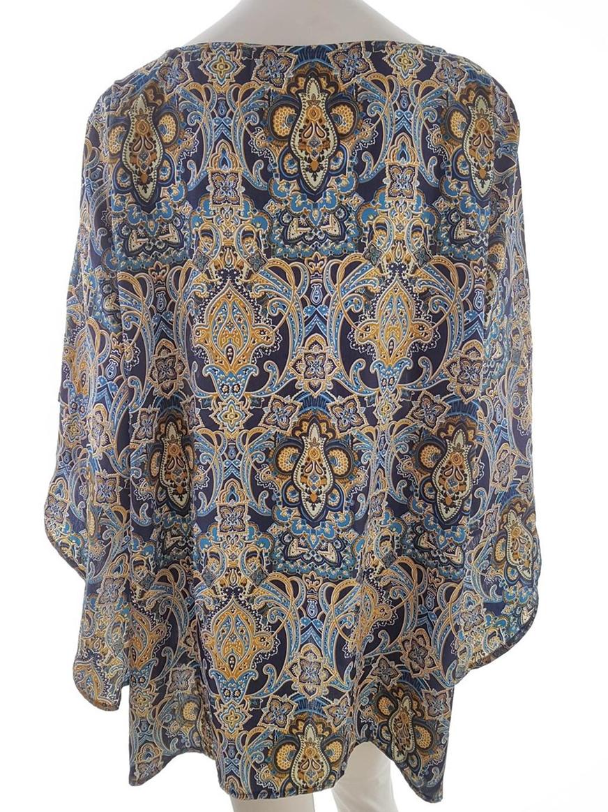 Barfota Rozmiar L/XL W łódkę Tunika Bluzka Długi rękaw Barfota Rozmiar L/XL W łódkę Tunika Bluzka Długi rękaw