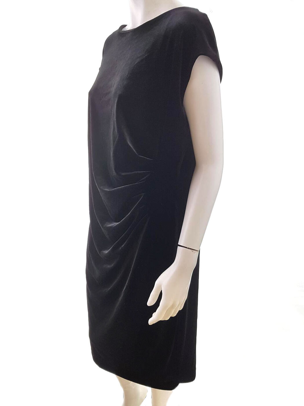 Just elegance Rozmiar 20 (48) Okrągły dekolt Sukienka Prostokątna Krótki rękaw Midi Just elegance Rozmiar 20 (48) Okrągły dekolt Sukienka Prostokątna Krótki rękaw Midi