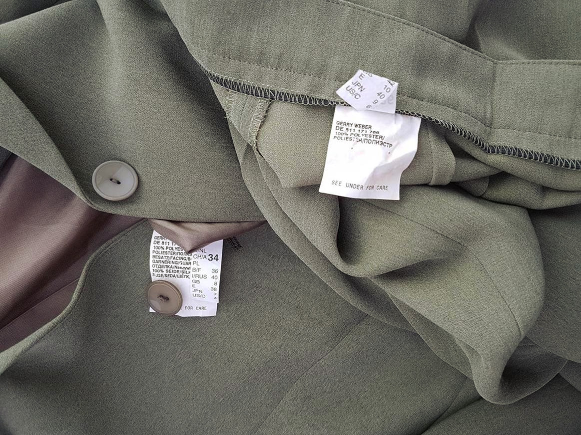 20190426_104437.jpg Gerry weber Rozmiar 34/36 Kołnierz Żakiet z zapięciem Długi rękaw