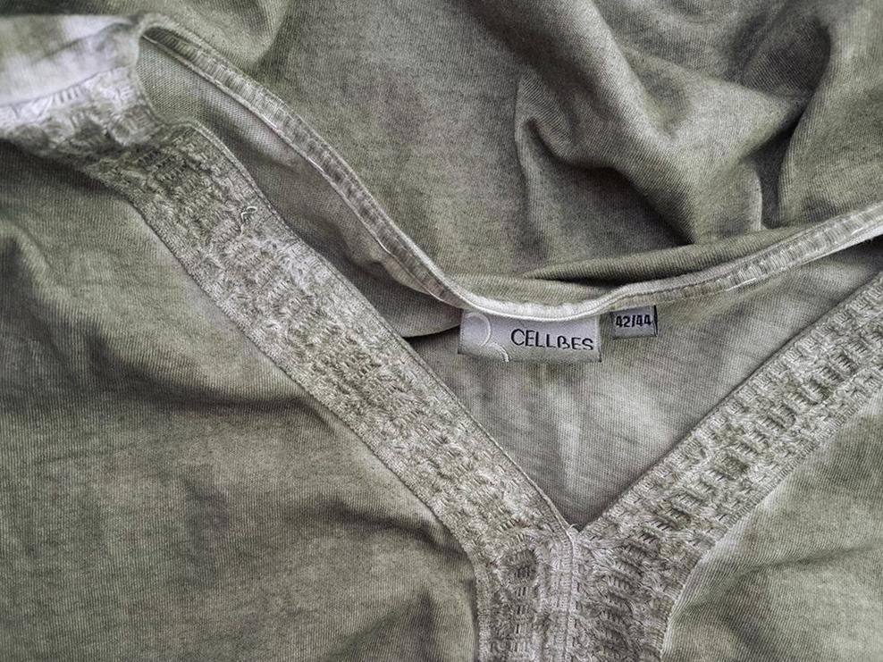 CELLBES Rozmiar 42/44 W serek Sukienka Sheath Krótki rękaw Do Kolan CELLBES Rozmiar 42/44 W serek Sukienka Sheath Krótki rękaw Do Kolan