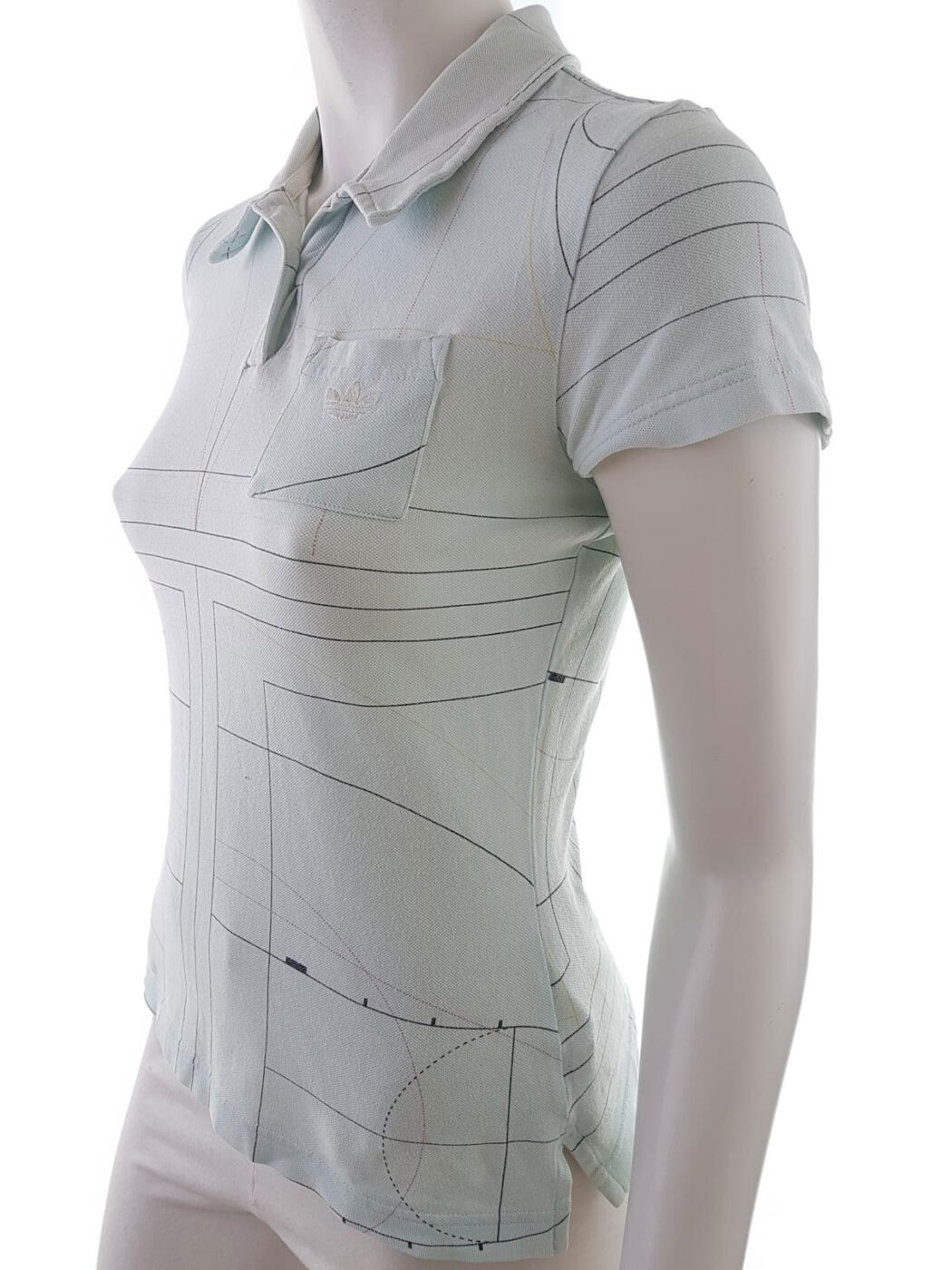 20190426_145019.jpg Adidas Rozmiar 10 (38) Kołnierz Koszulka Polo Krótki rękaw